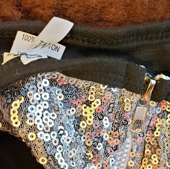 Sequins silver swimsuit bikini set - Picture 5 of 5